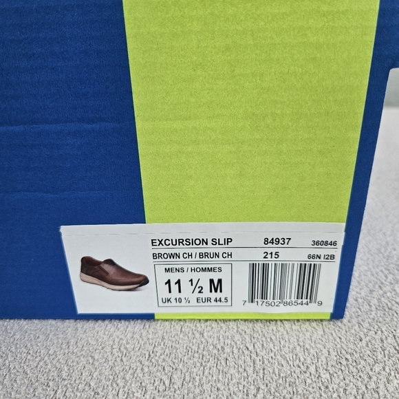 Nunn Bush Excursion Slip-On Brown Leather Sneaker Loafer Bloom Men SZ 11.5 M main image 5